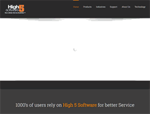 Tablet Screenshot of high5software.com